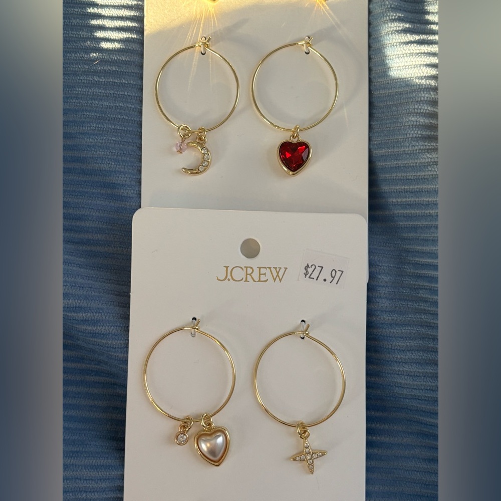 16 J.Crew Wine Glass Markers/Charms